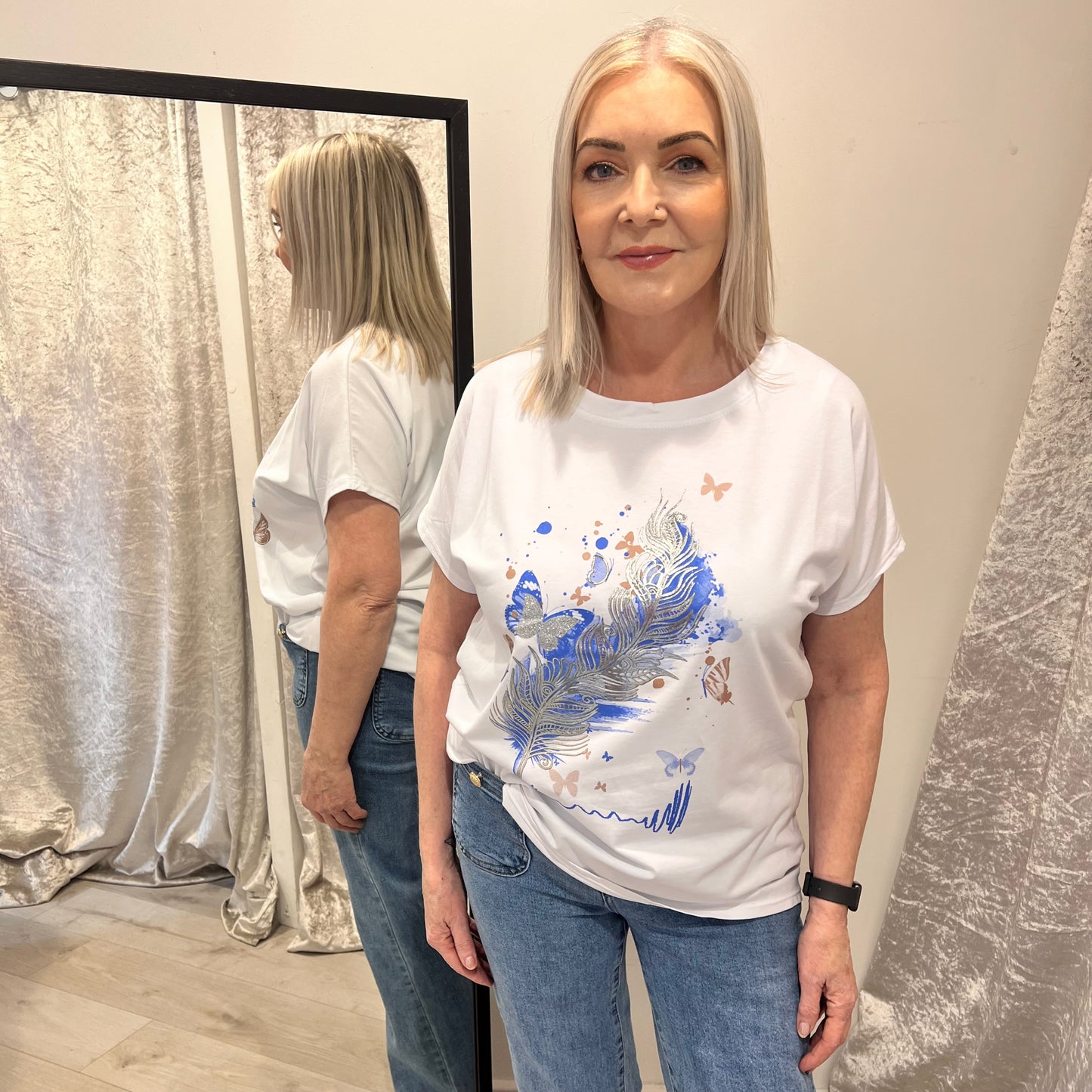 Victoria T-Shirt With Motif (6 Styles)