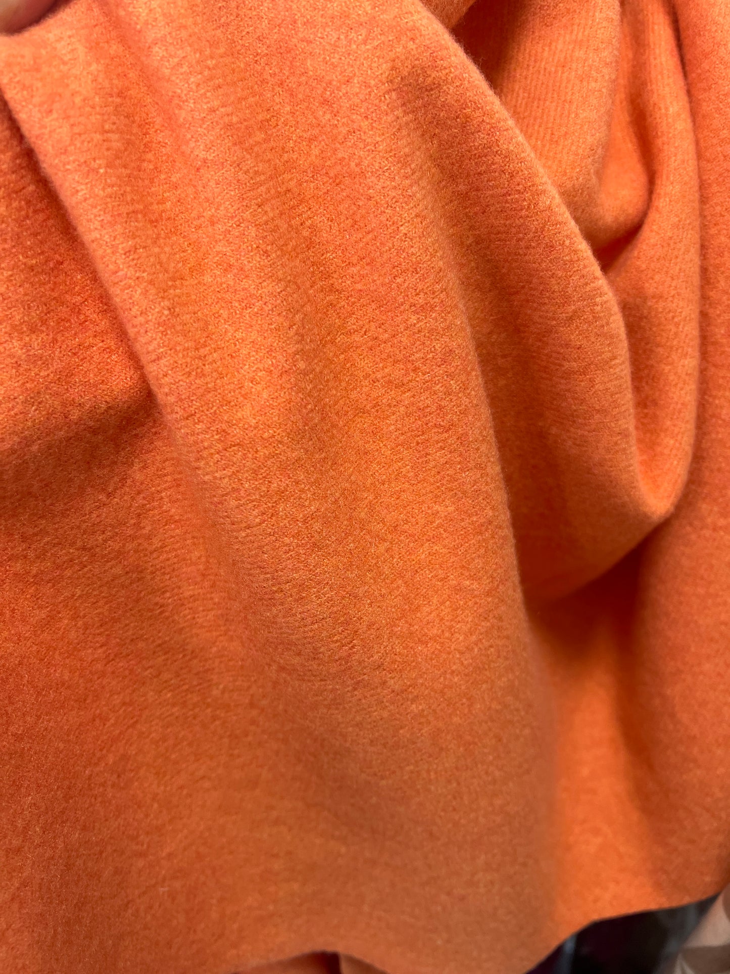 Orange Pashmina Cashmere Mix