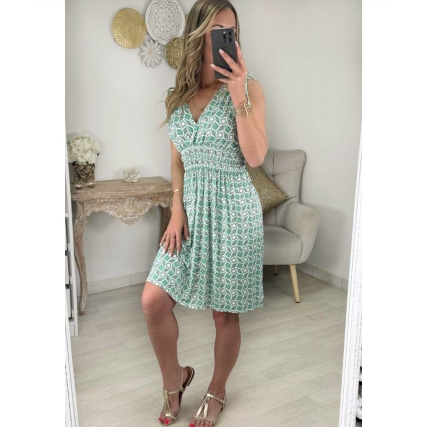Sabrina Sleeveless Short Dress (3 Colours)