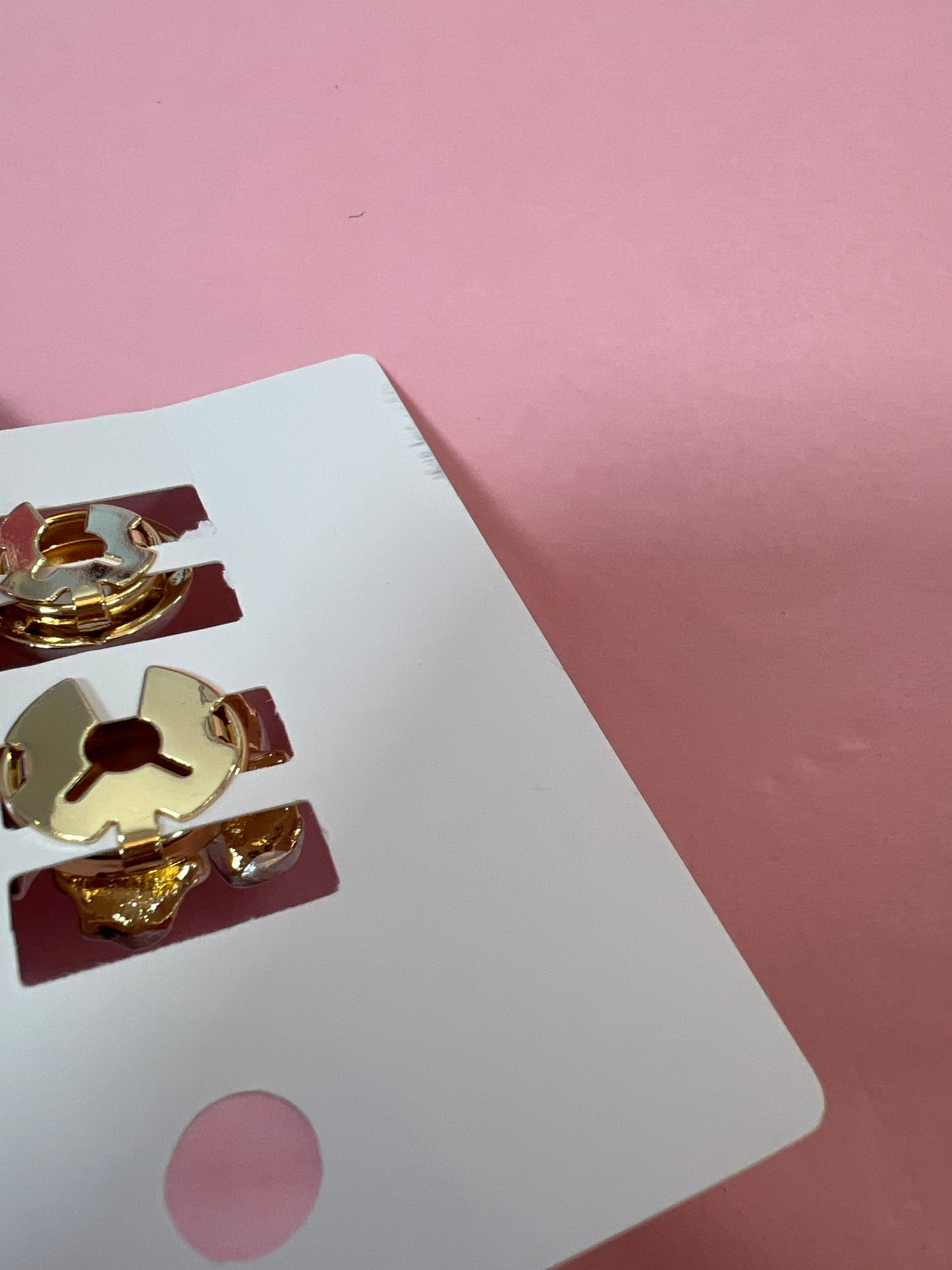 Pearl & Gold Butterfly-Flower Button Covers / Cufflinks (Set)