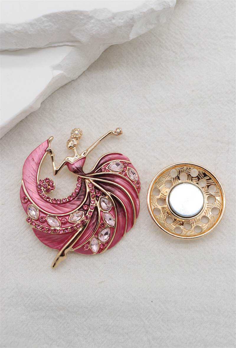 Magnetic Brooches Dancing Lady (2 Colours)