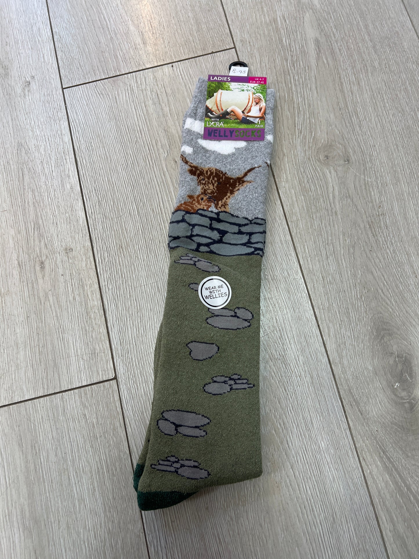 Welly Boots Socks (6 Colours)