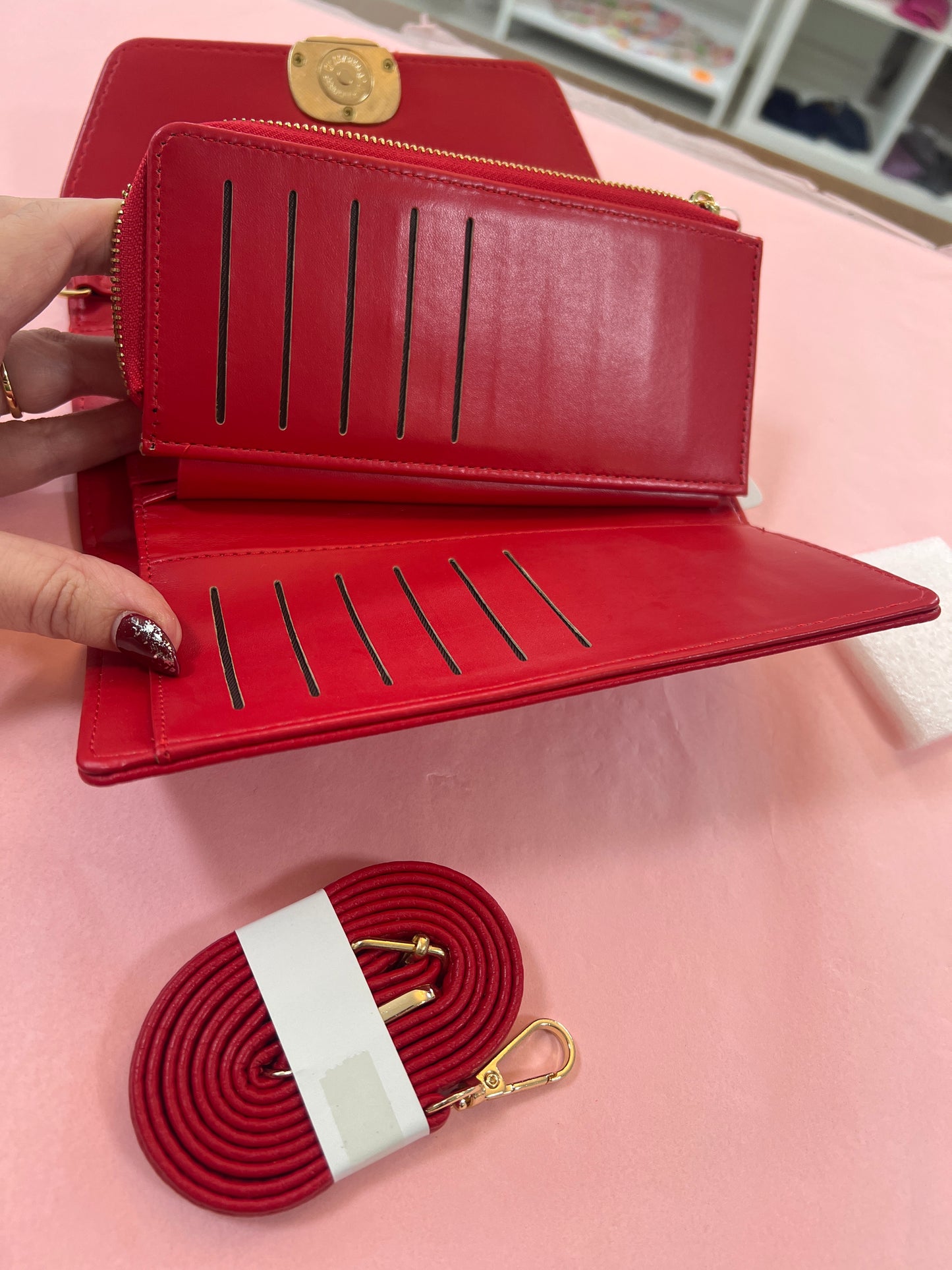 Leatherette Wallets (4 Colours)