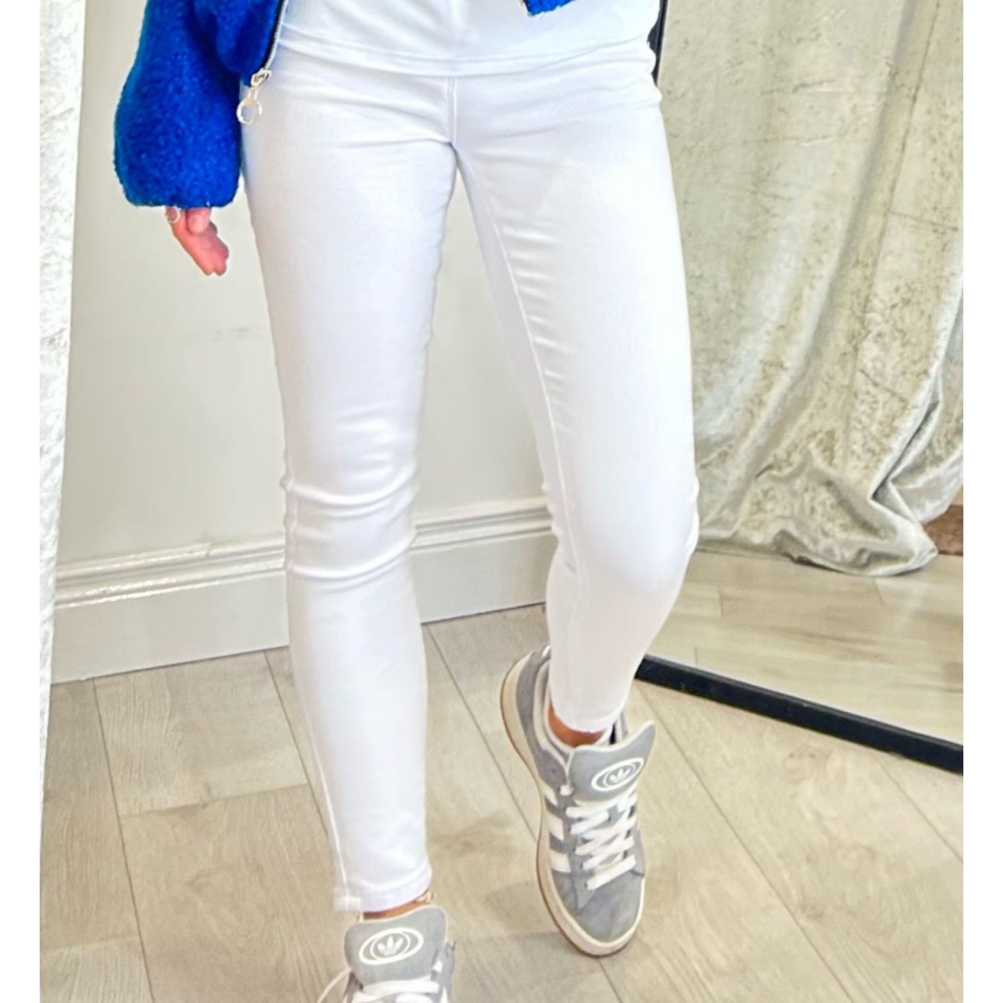 Cara White Skinny Jeans
