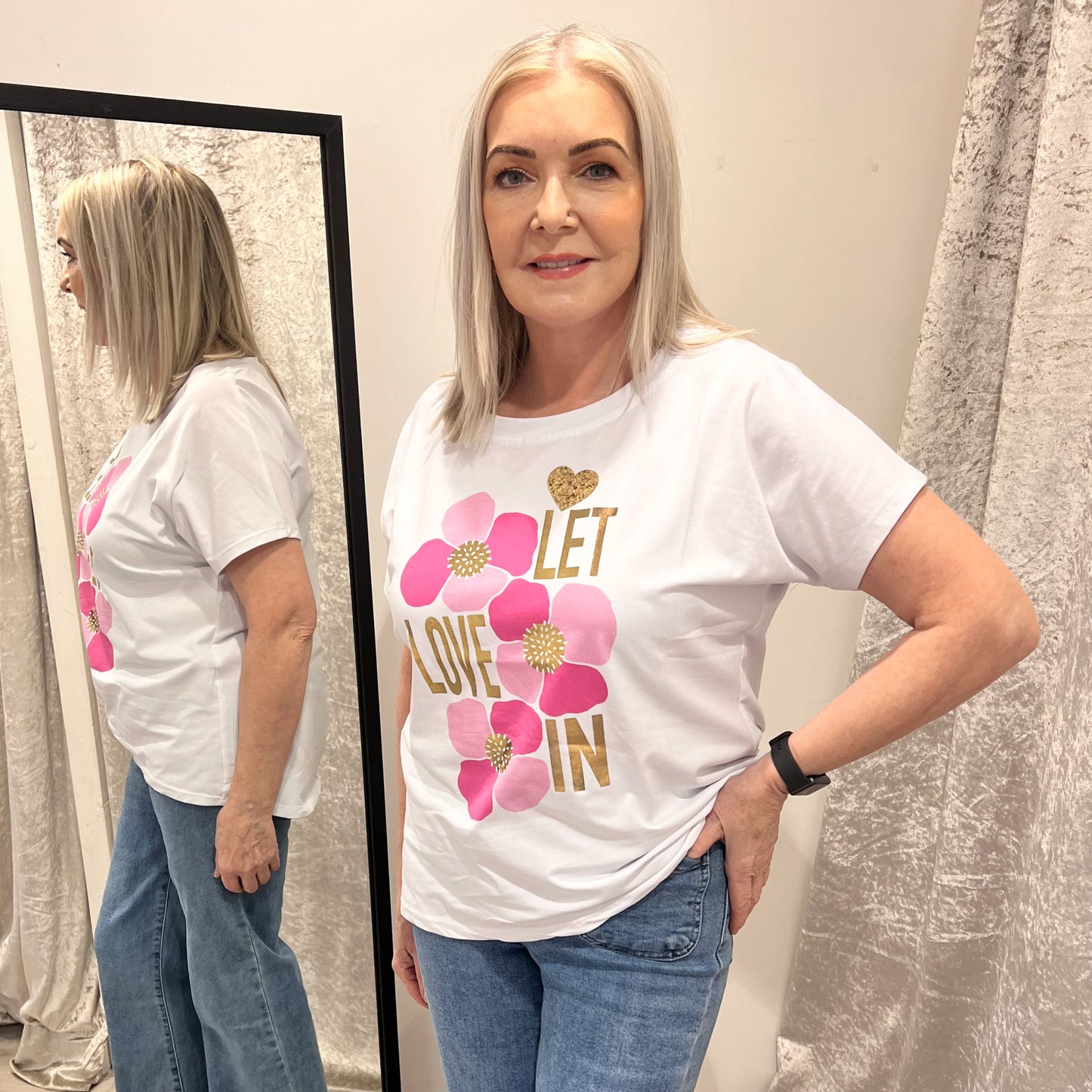 Victoria T-Shirt With Motif (6 Styles)