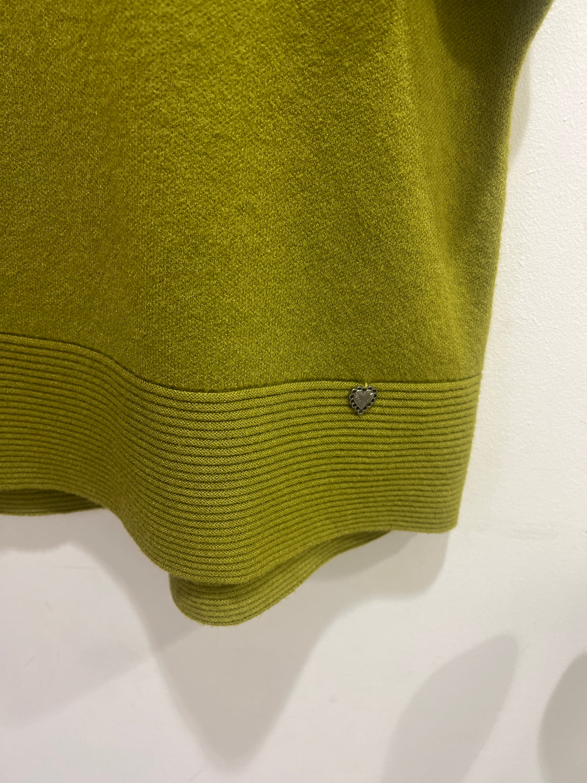 Chartreuse Green Half Sleeved Cardigan