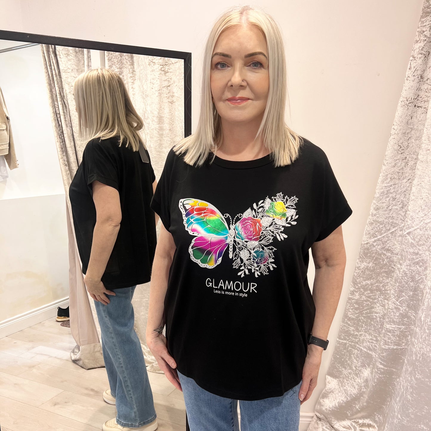 Victoria T-Shirt With Motif (6 Styles)