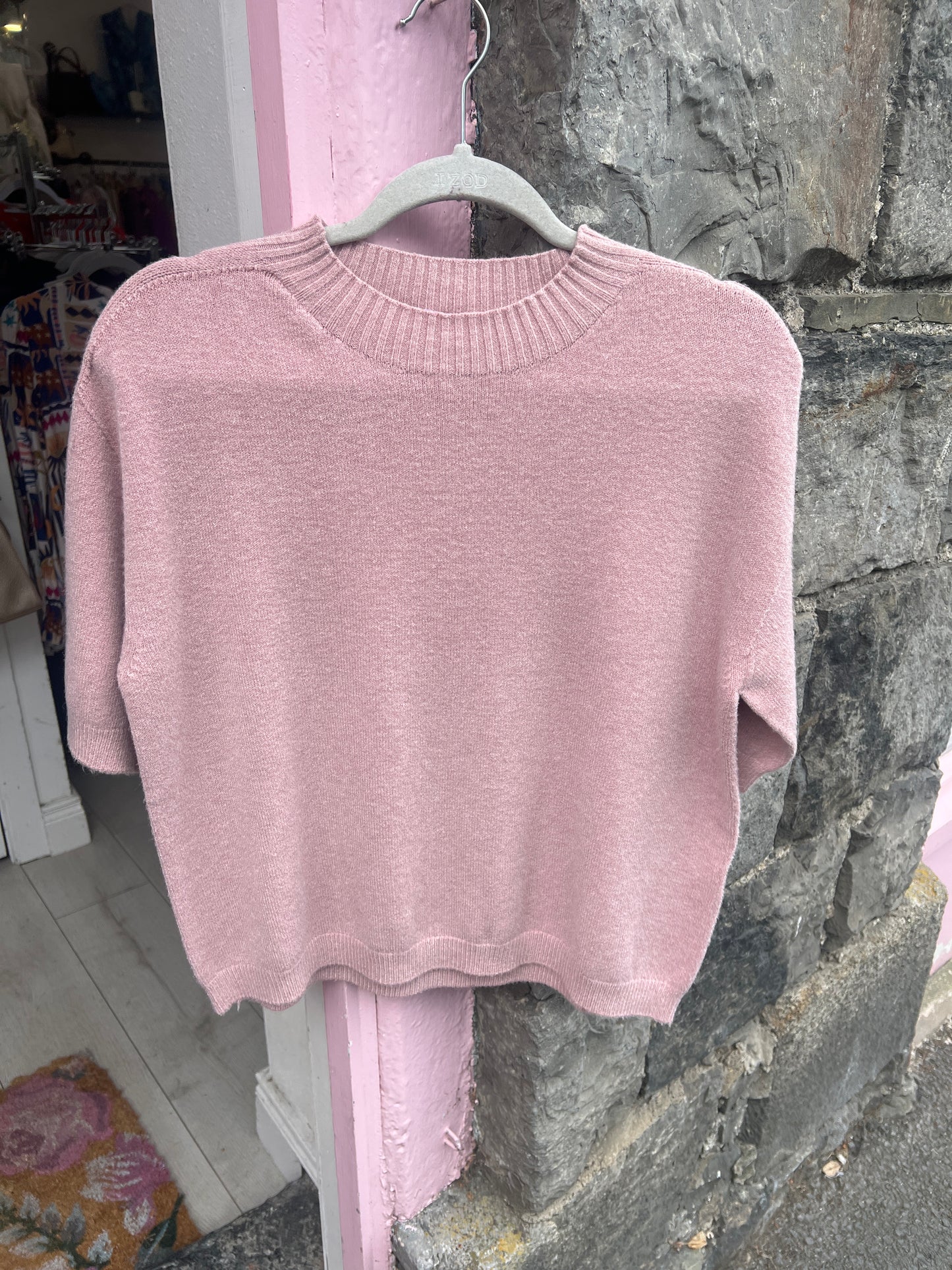 DECK Red Half Sleeve Knitted Jumper (5 Colours)