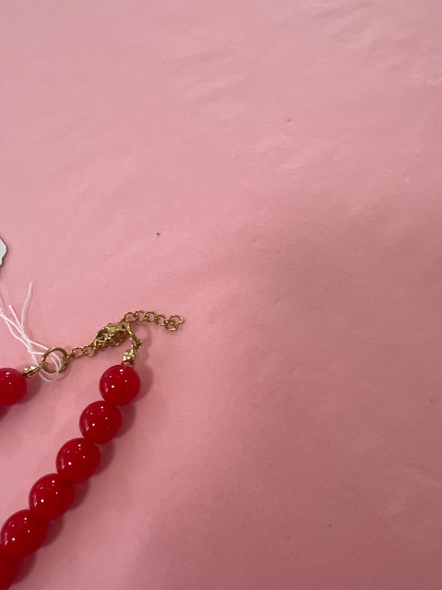 Statement Red Chunky Necklace