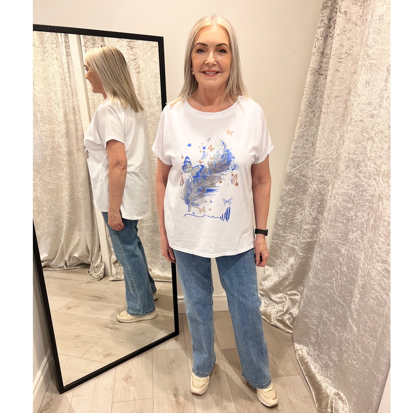Victoria T-Shirt With Motif (6 Styles)