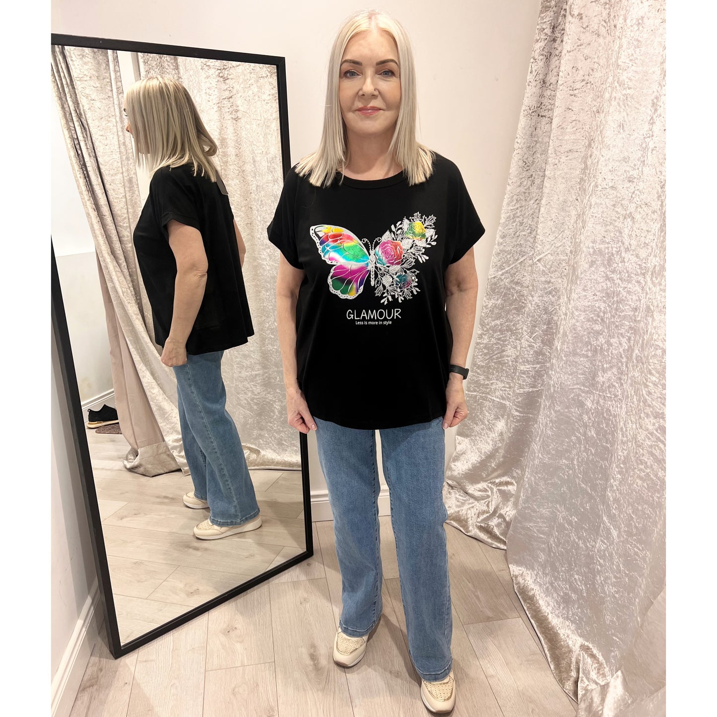 Victoria T-Shirt With Motif (6 Styles)