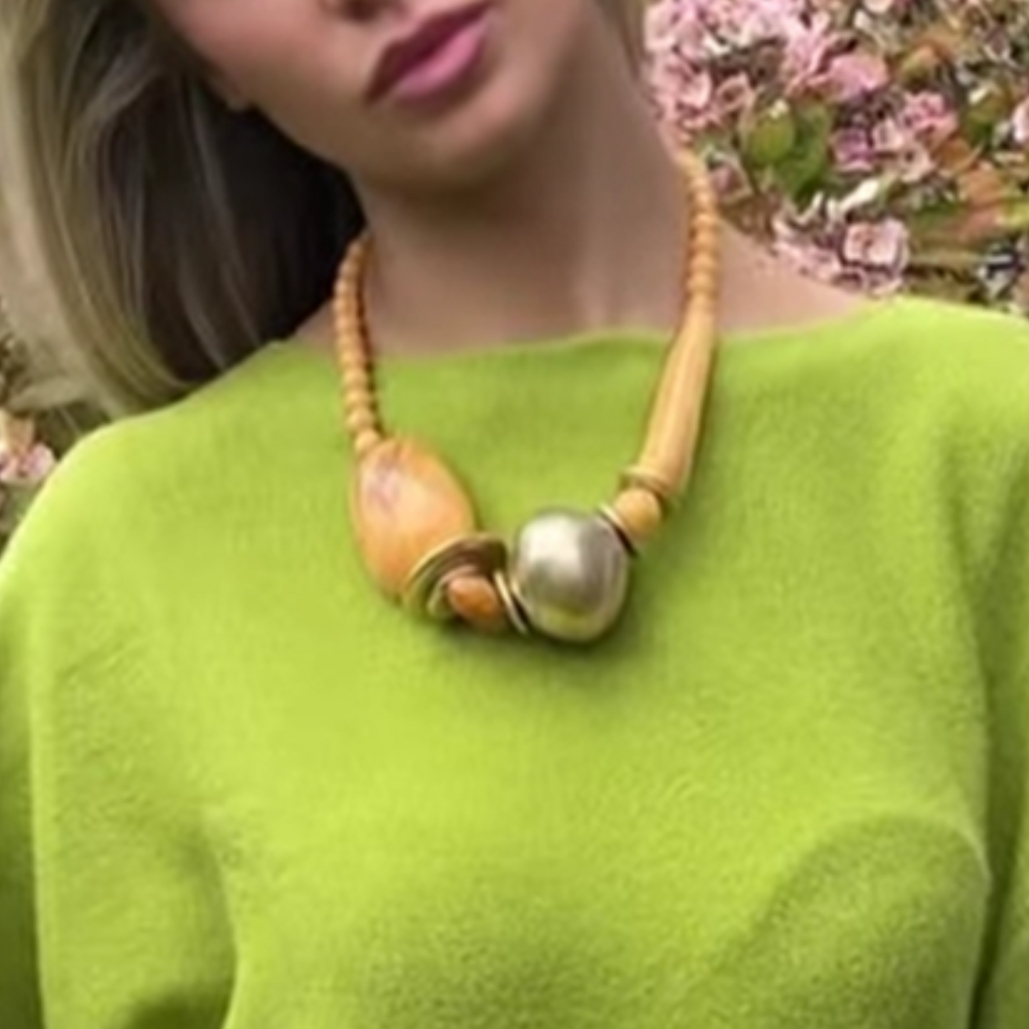 Mustard & Gold Statement Necklace