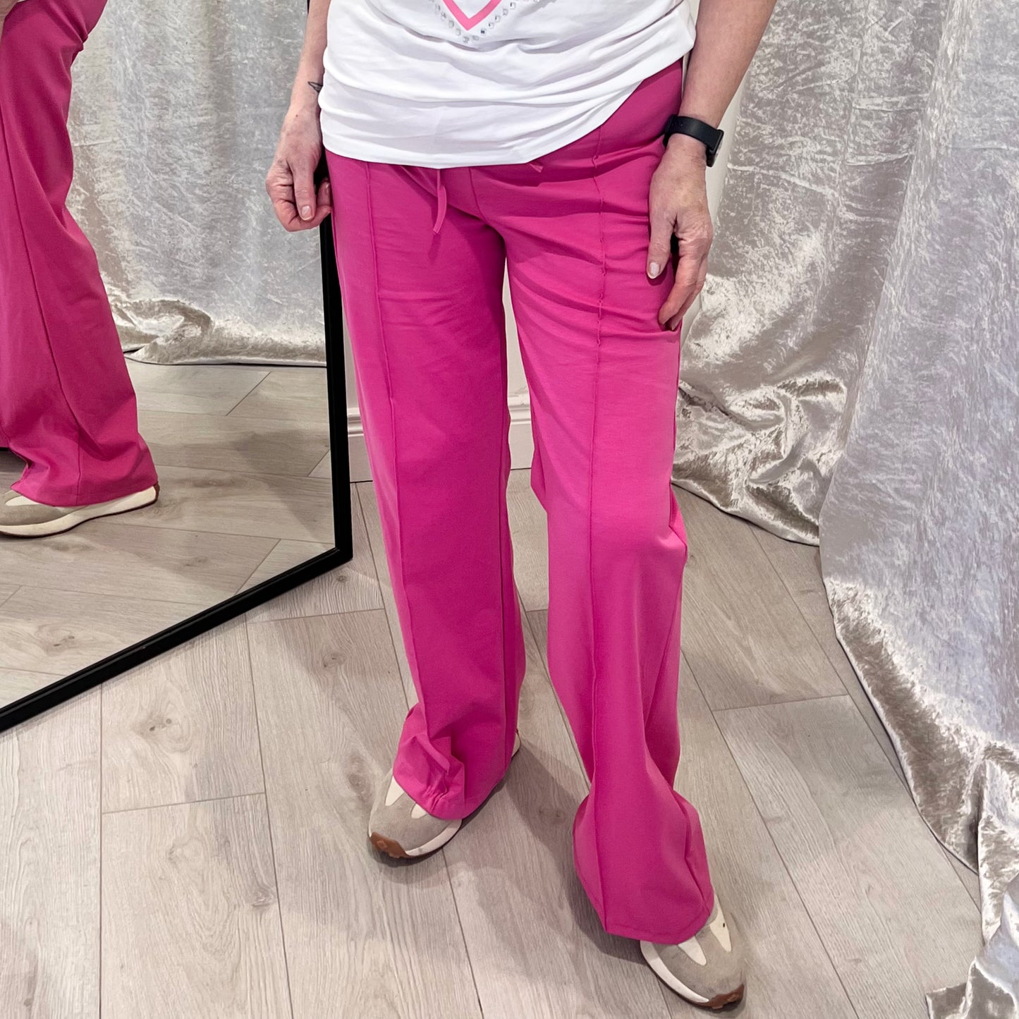Jackie Elasticated Drawstring Bottoms (4 Colours)