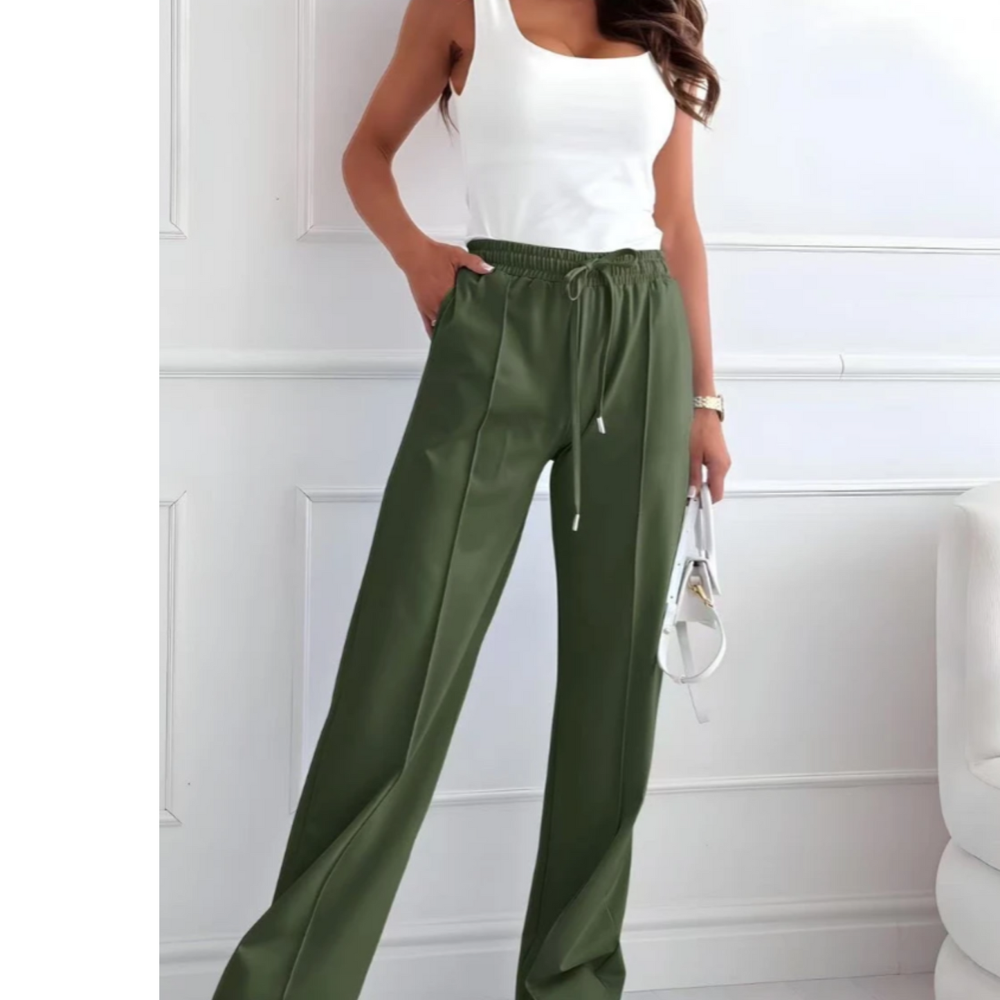Jackie Elasticated Drawstring Bottoms (4 Colours)