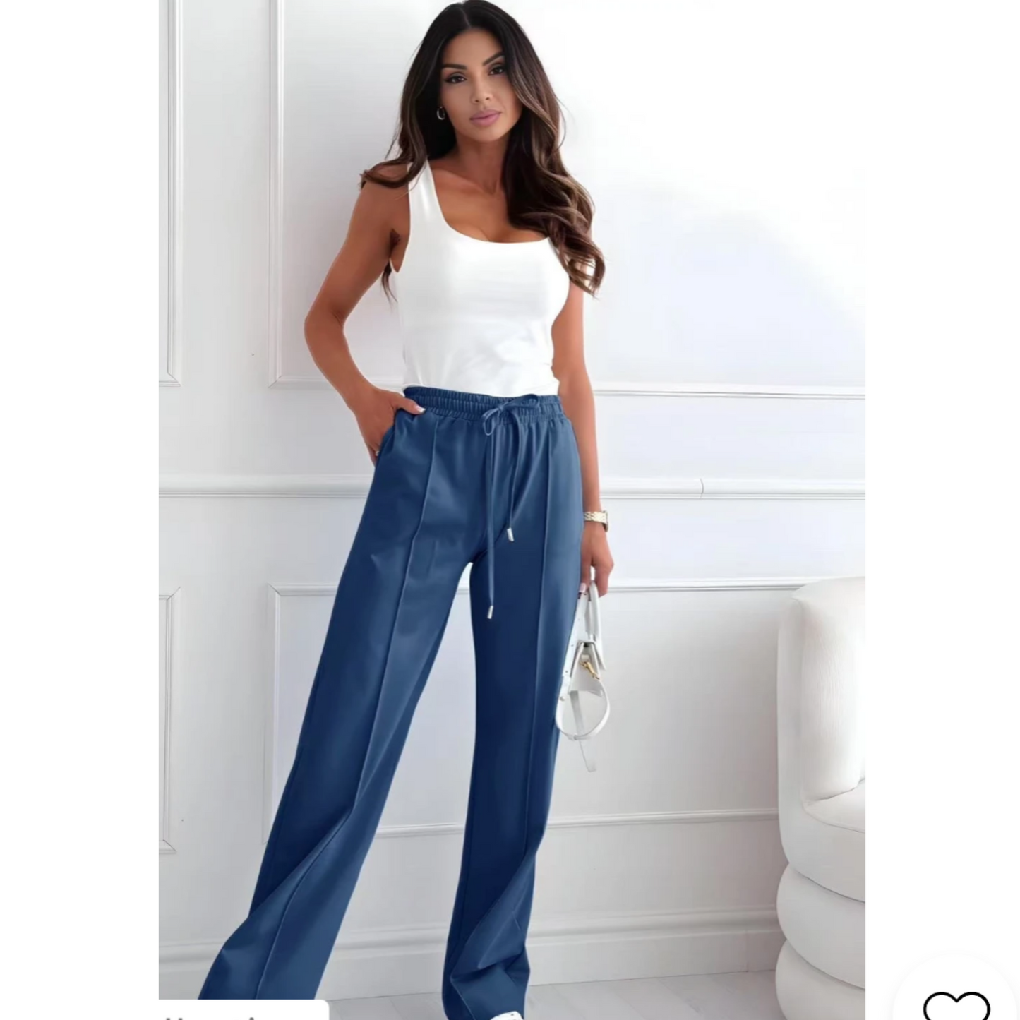 Jackie Elasticated Drawstring Bottoms (4 Colours)