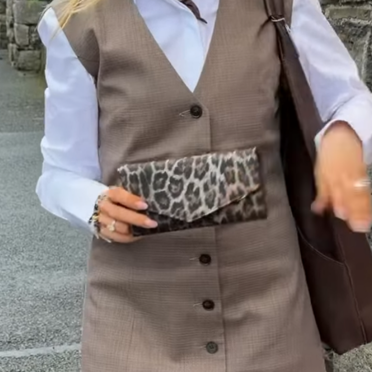 Leopard Print Purse