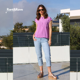 RANT & RAVE Fernanda Top Mauve