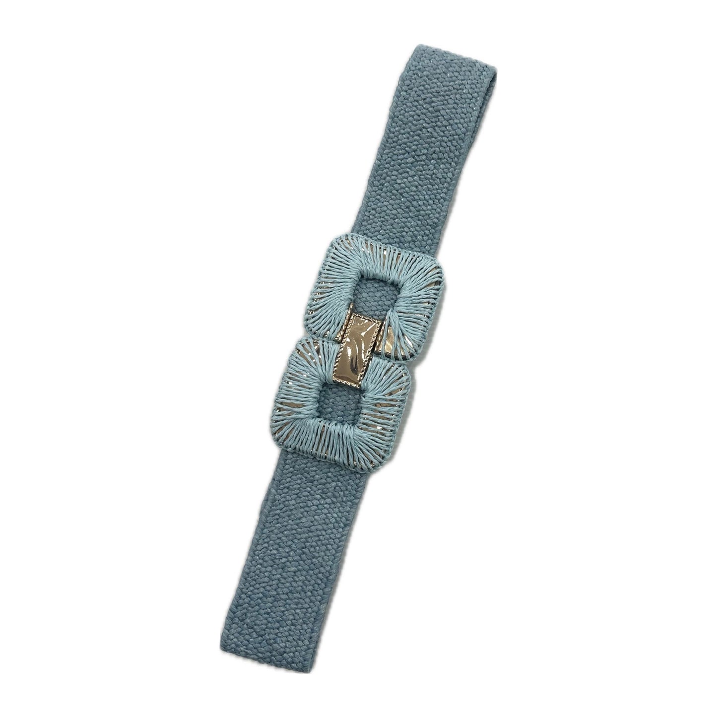 Elasticated Belt Square Buckle (3 Colours)