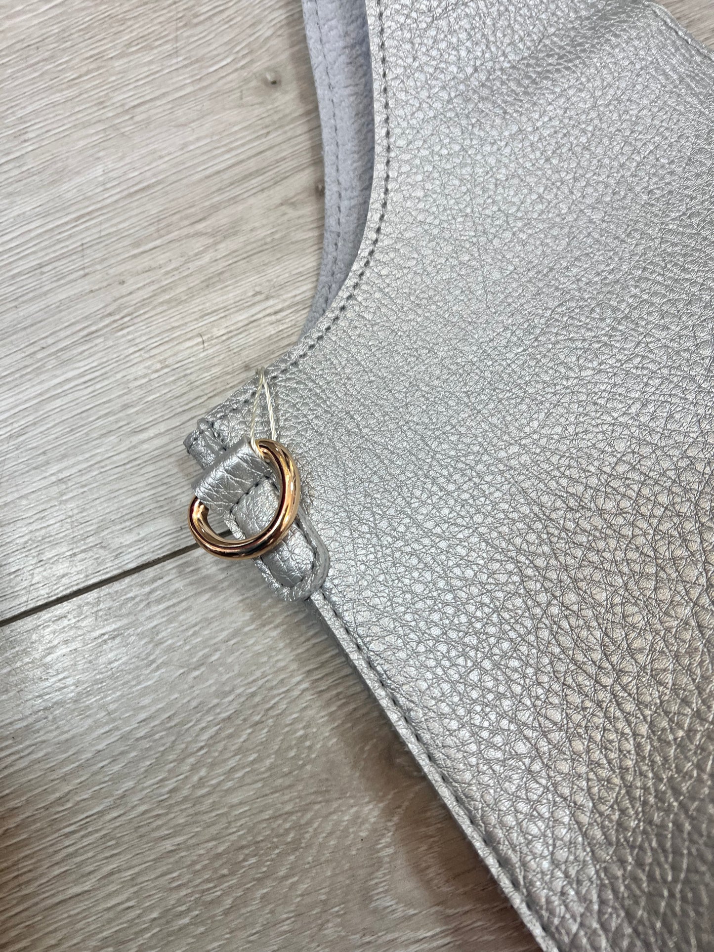 Silver Metallic Shoulder 2 In 1 Bag