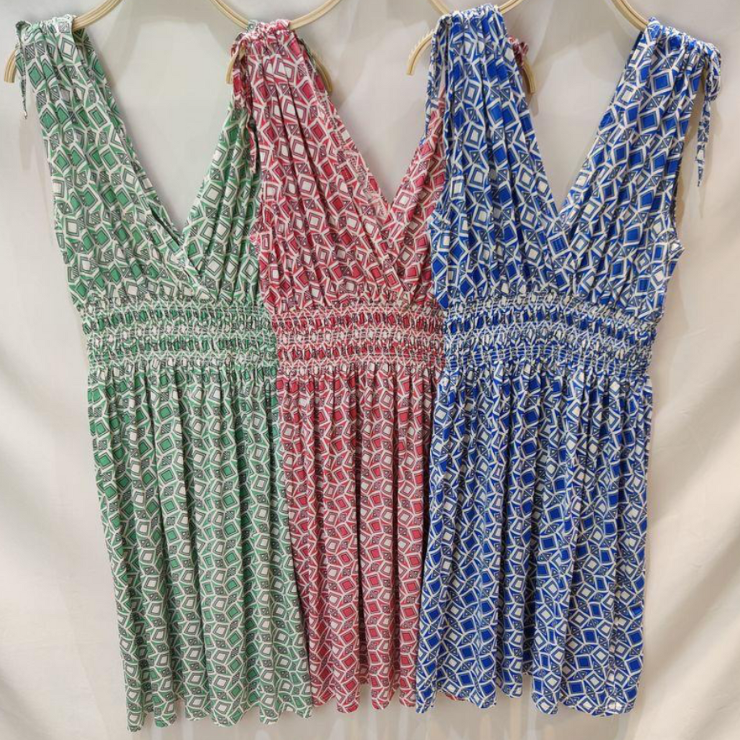 Sabrina Sleeveless Short Dress (3 Colours)
