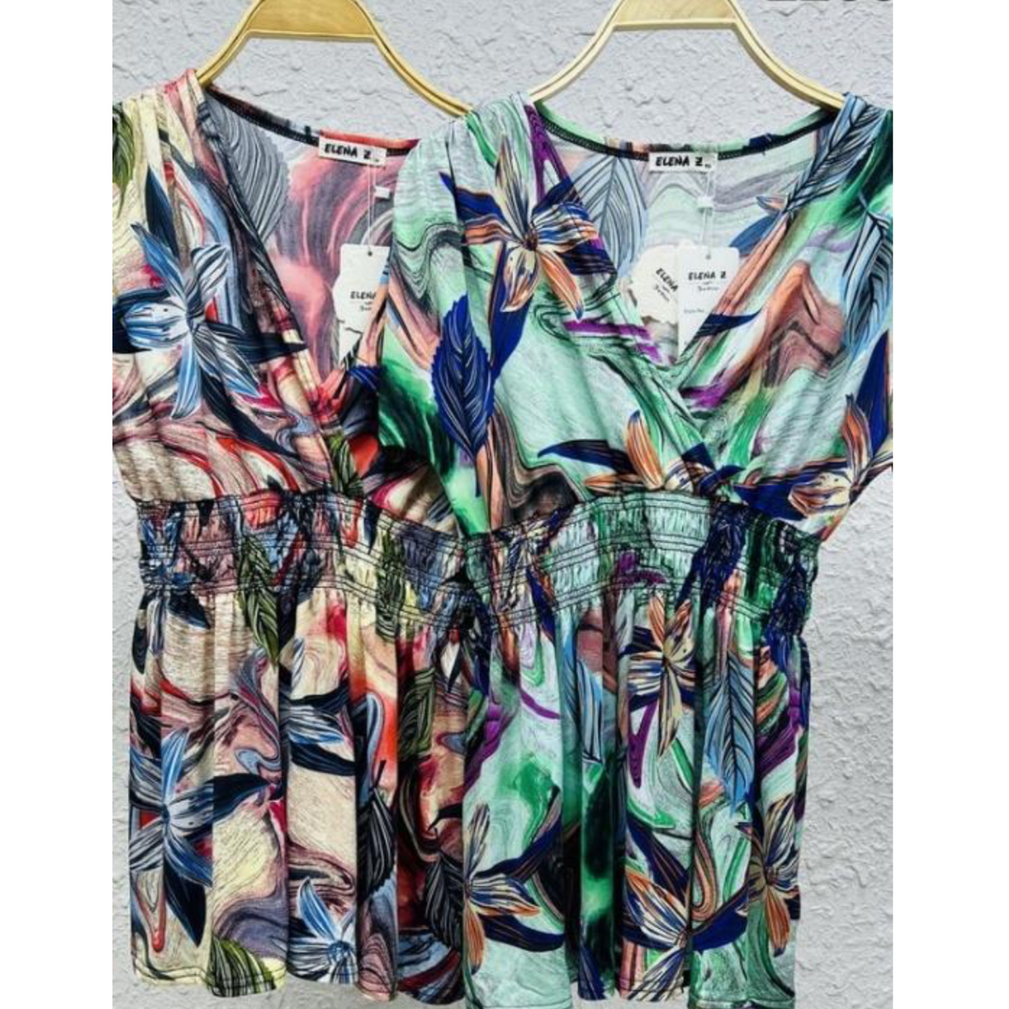 Yasmin Stretch Peplum Top (2 Colours)