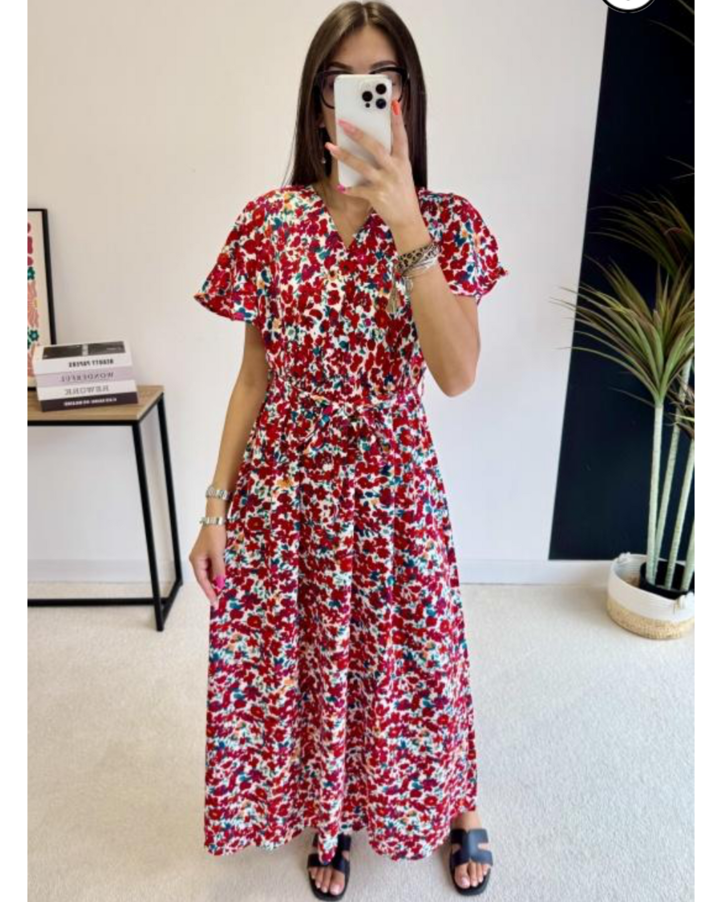 Rebecca Floral Maxi Dress Multicoloured