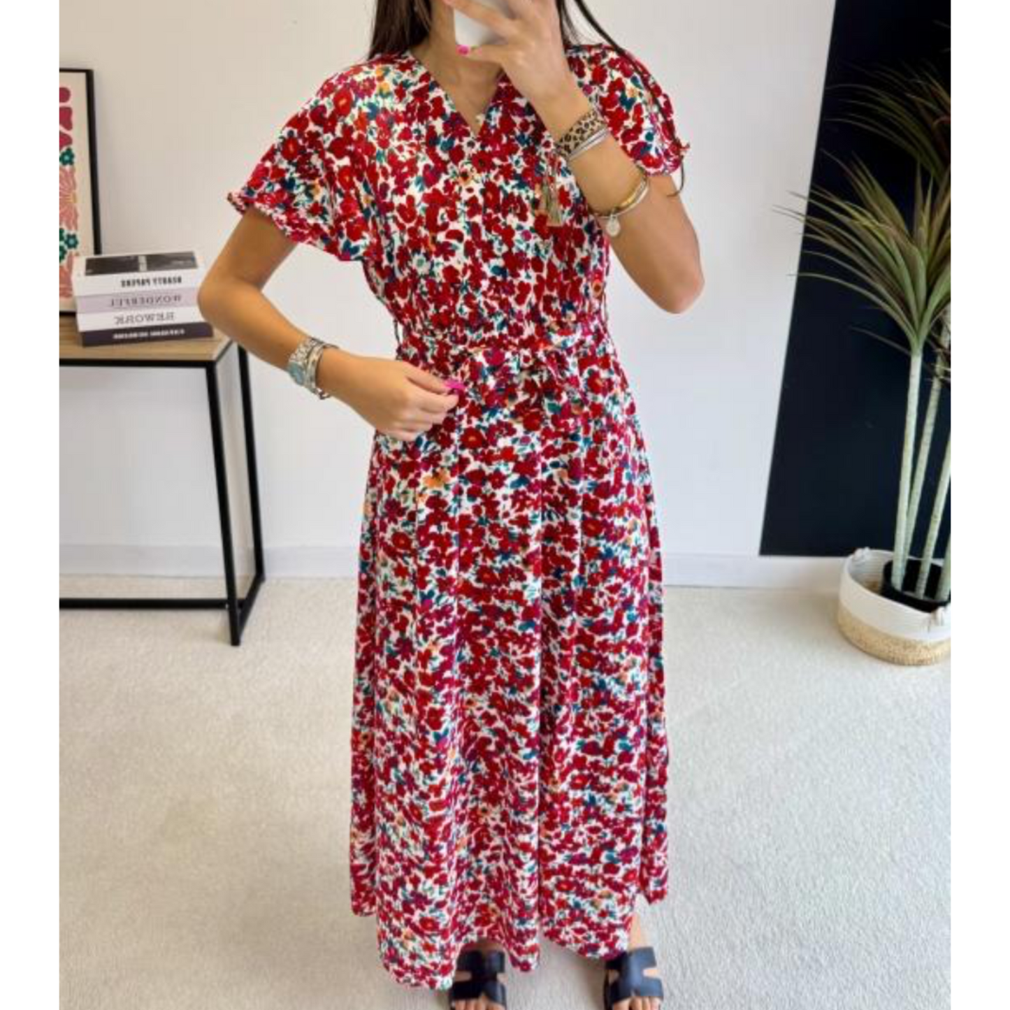 Rebecca Floral Maxi Dress Multicoloured