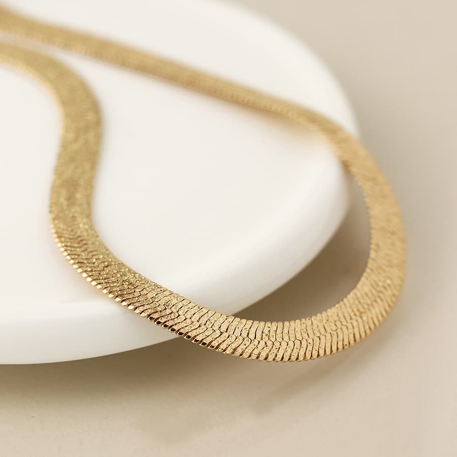 POM Gold Liquid Chain Necklace