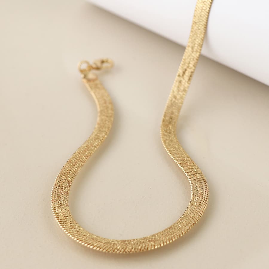 POM Gold Liquid Chain Necklace
