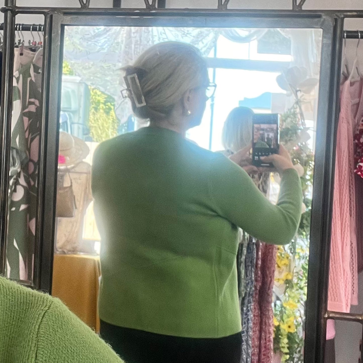 Tabatha Short Green Cardigan