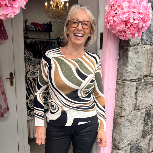 Betty Jumper Khaki Design