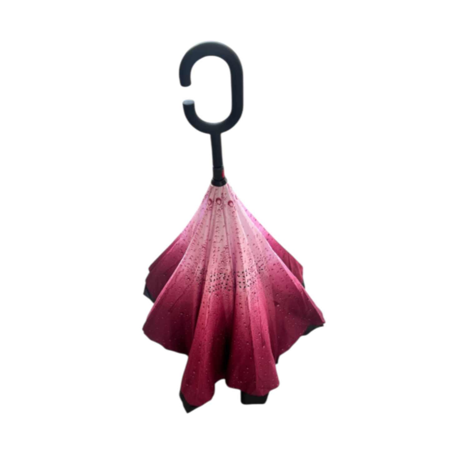 Upside Down Umbrella Magenta/Black
