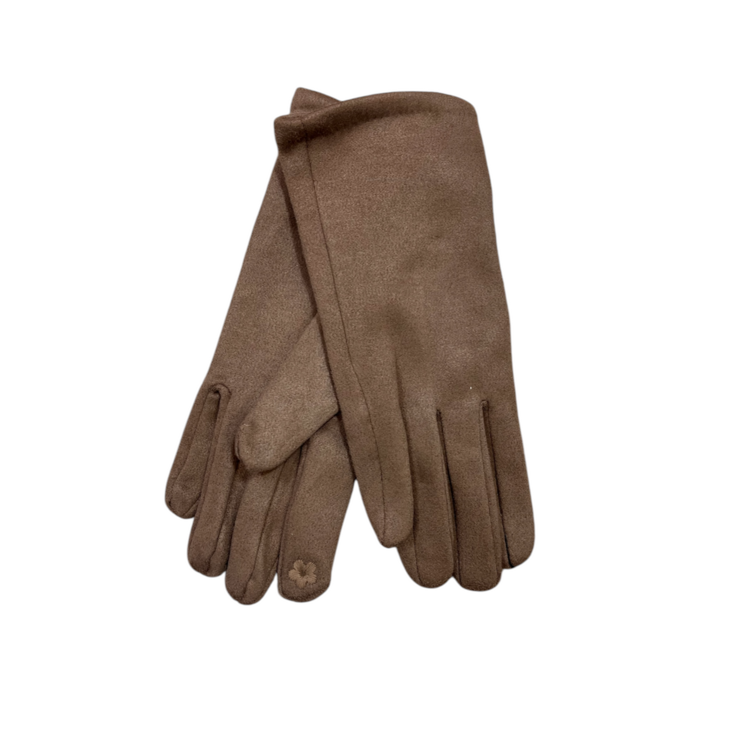 Taupe Suedette Gloves