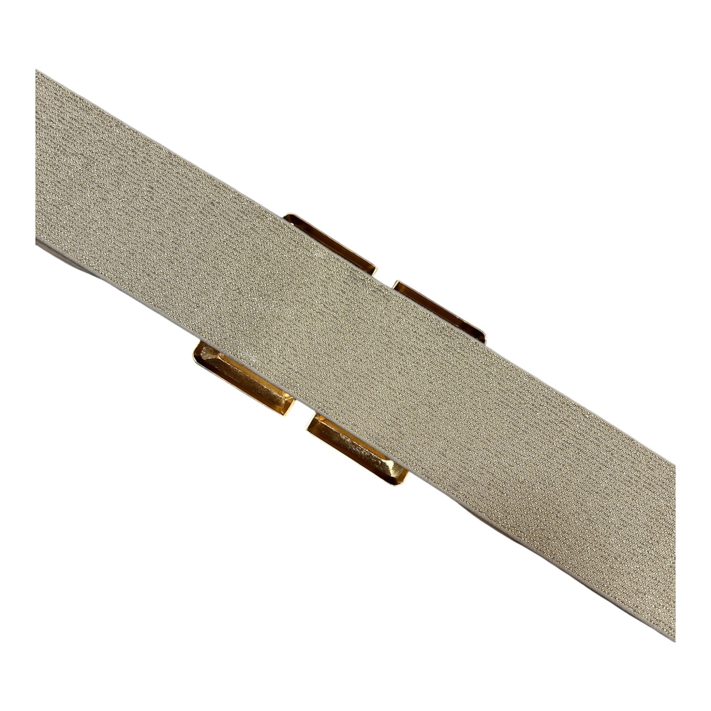 Gold Metallic Elasticated Belt