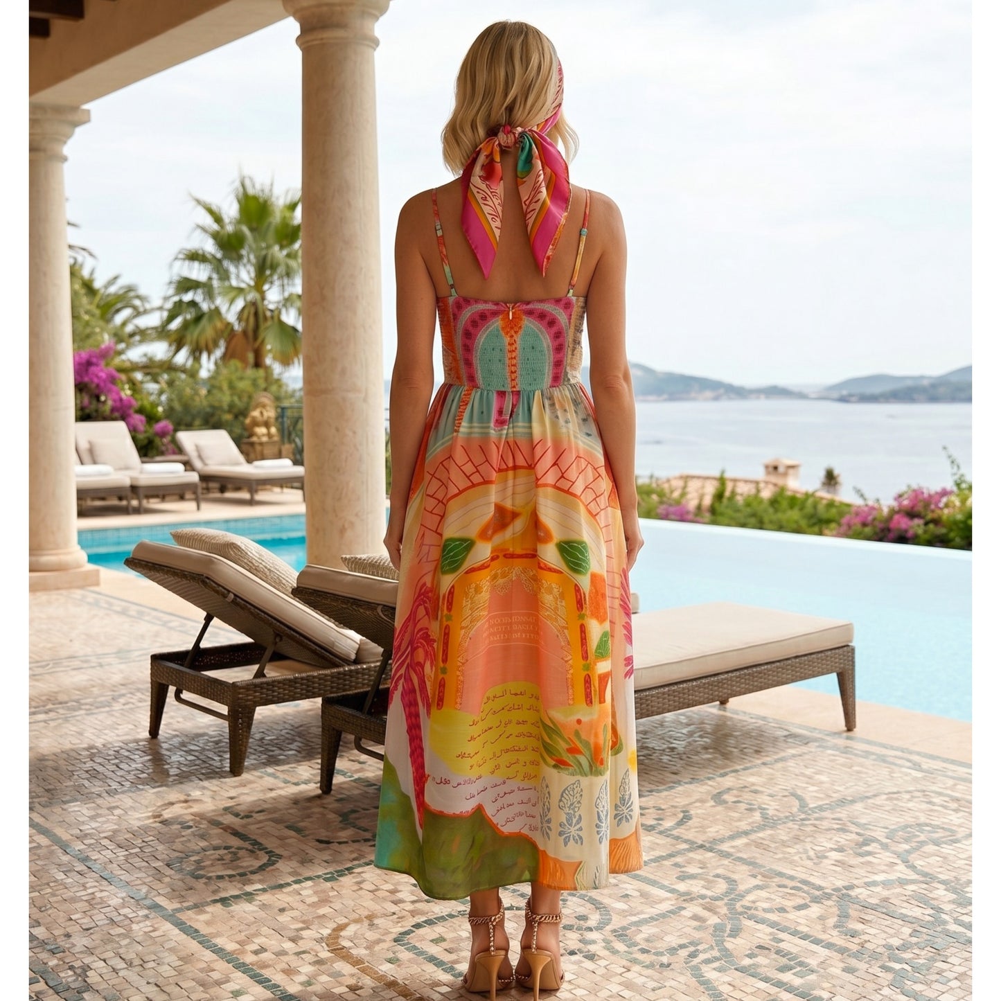 Lorna Multicoloured Maxi Dress