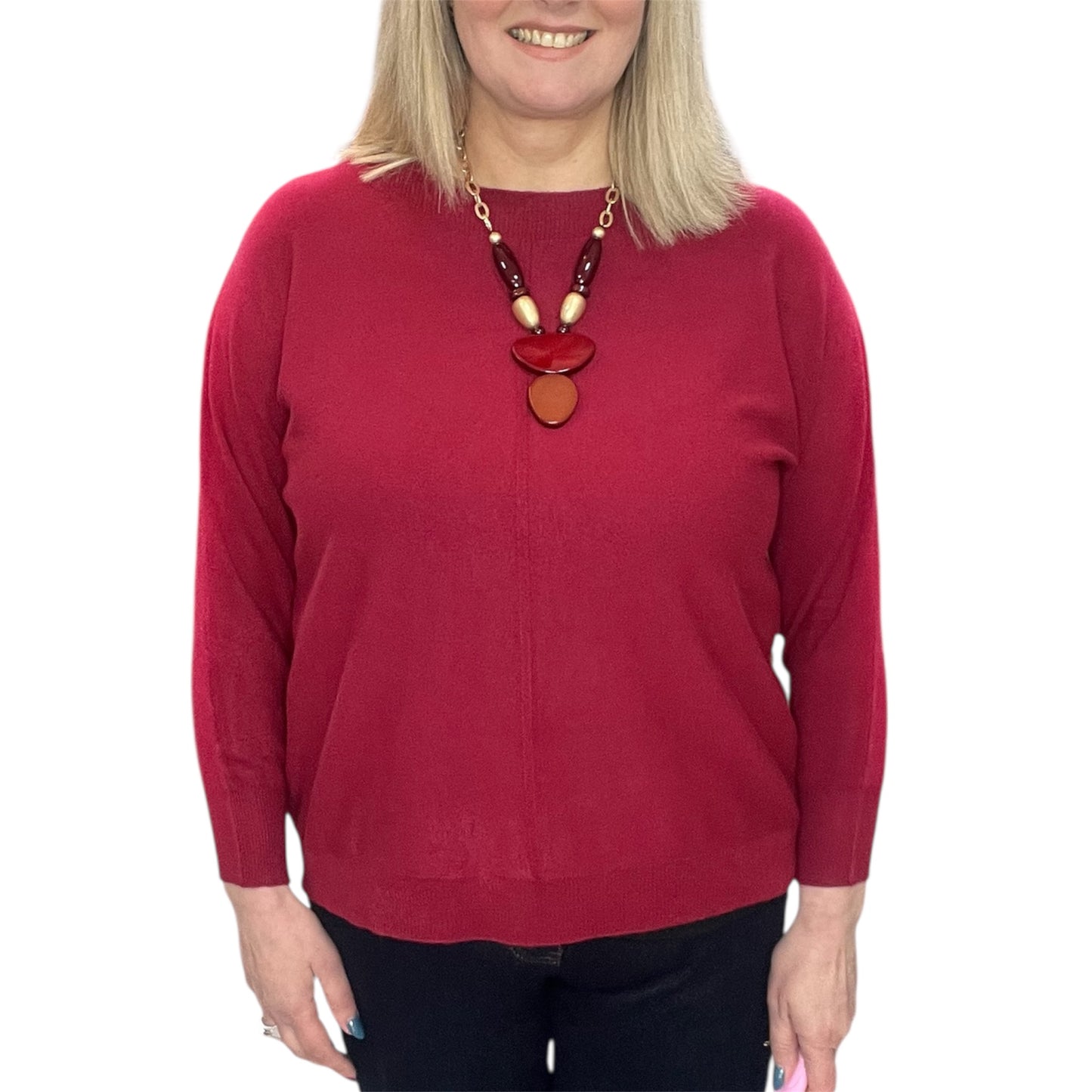 DECK Sara Centre Seam Soft Knit Jumper (7 Colours)