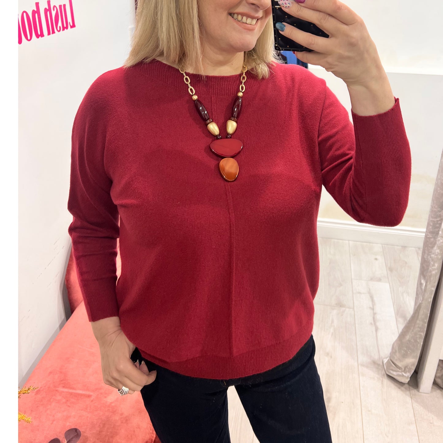 DECK Sara Centre Seam Soft Knit Jumper (7 Colours)