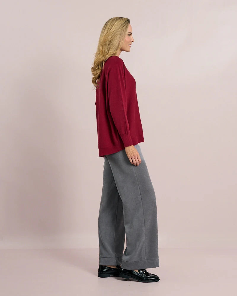 DECK Sara Centre Seam Soft Knit Jumper (7 Colours)