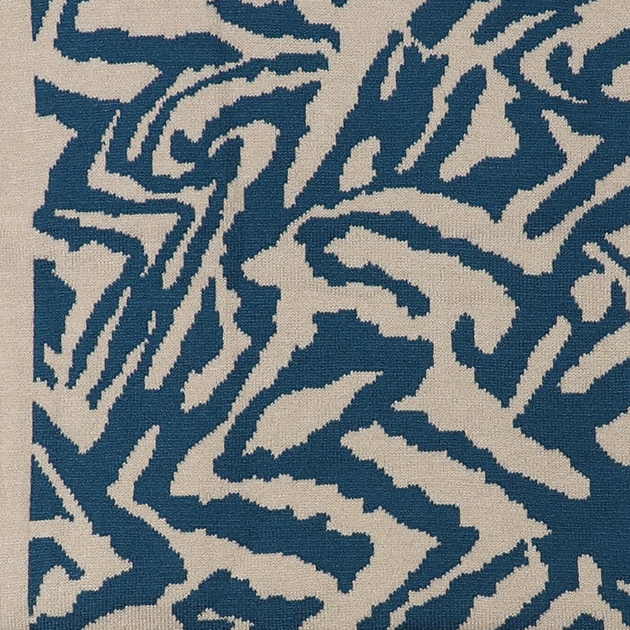 POM Teal mix recycled blend animal stripe snood