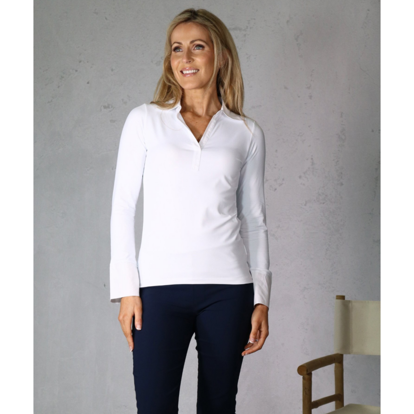 Deck Peggy white layering top