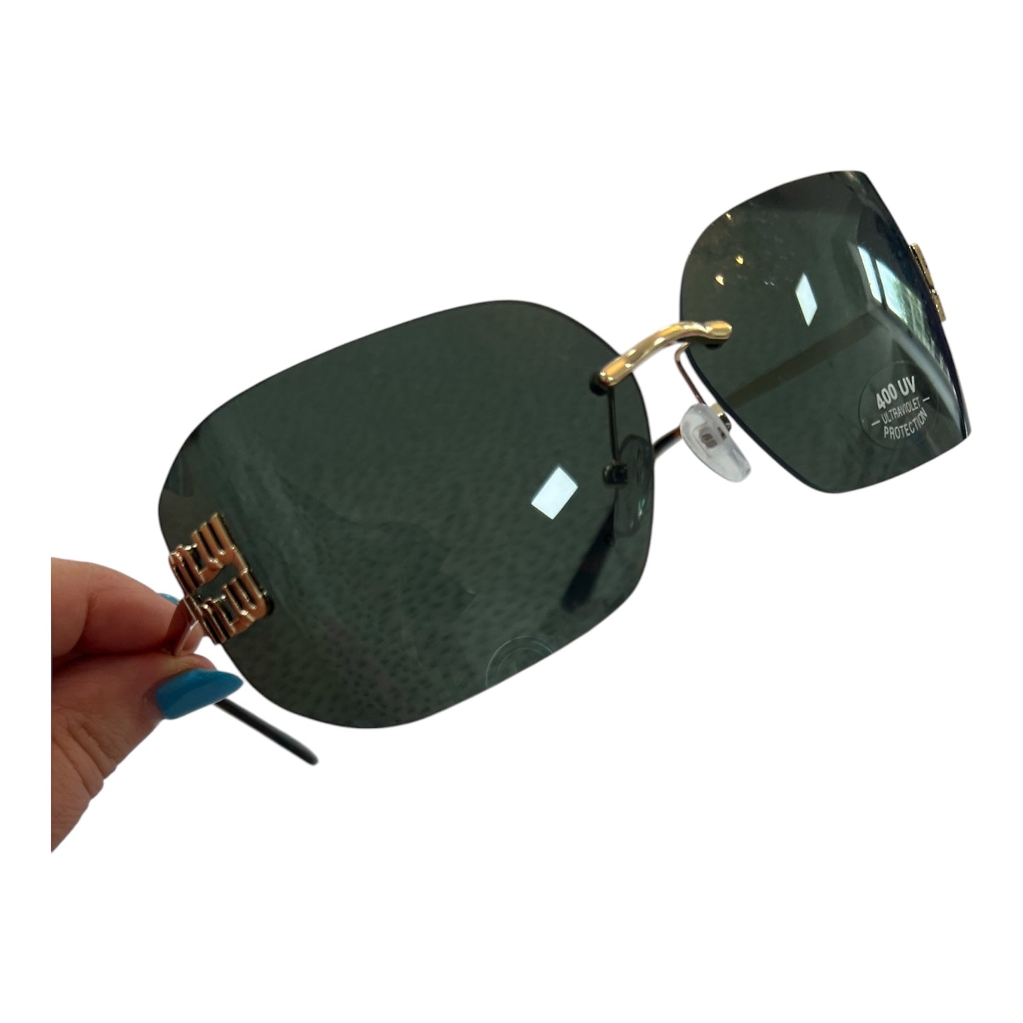 Tortoiseshell & Gold Wraparound Sunglasses