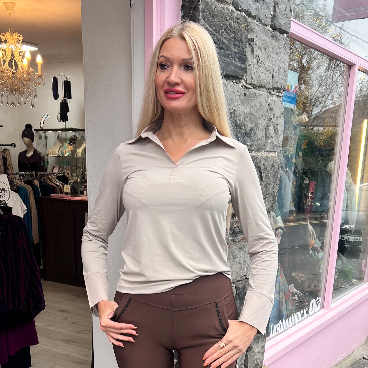 DECK Layering Shirt Taupe