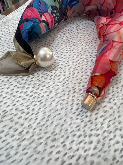 Magnetic Pearl Scarf Multicolured