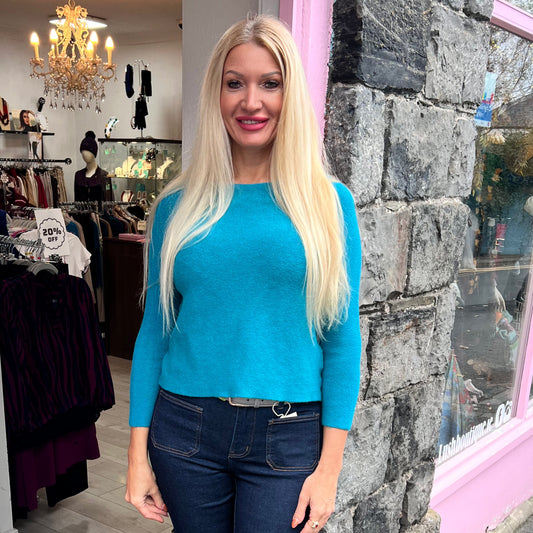 Emer Knitted Jumper Teal