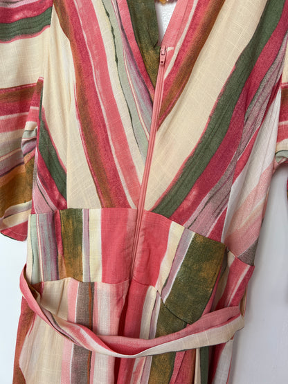 Sunset Striped Jumpsuit