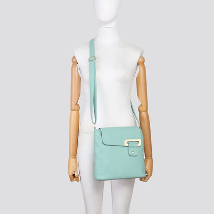 Fuschia pink Crossbody Leatherette Bag
