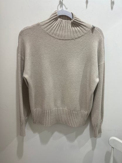 Turtle Neck Knitted Jumper One Size (3 Colours)
