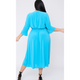 Tabatha CURVE Turquoise Stretch Dress with Pockets (Fits 14-24)
