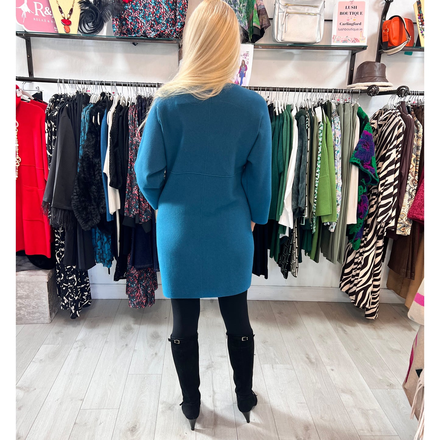 Remi Knit Jumper Dress With Pocket One Size (3 Colours) (Re-Stocked )