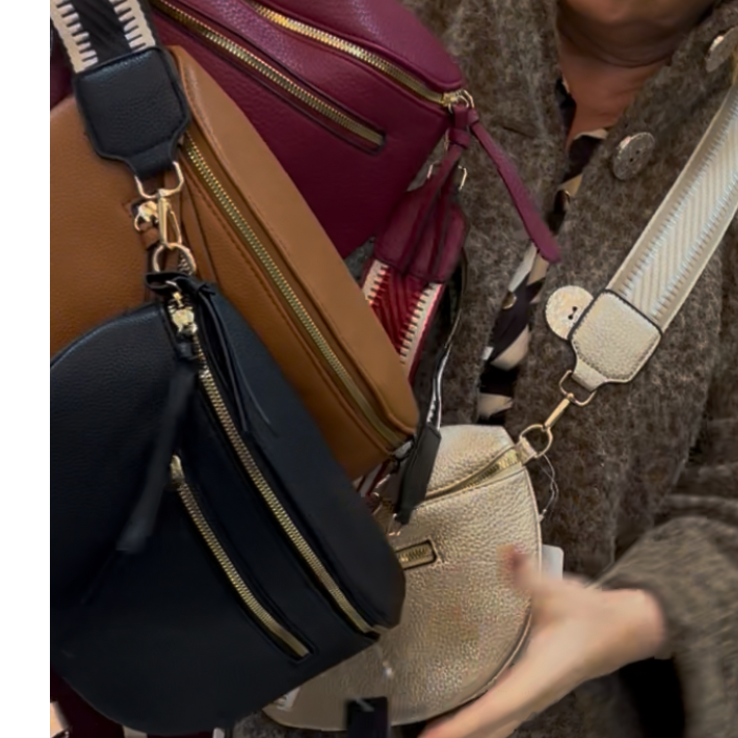 Banana Shape Crossbody Bag (5 Colours) Restocked